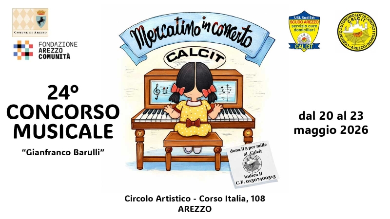 Mercatino in Concerto 24° Concorso Musicale CALCIT "Gianfranco Barulli"