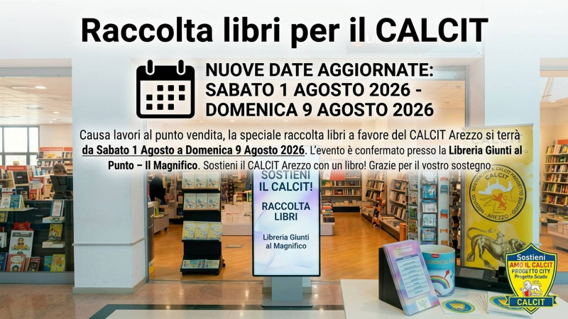 Raccolta libri per il CALCIT