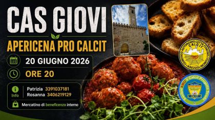 Cas Giovi con l’“Apericena Pro CALCIT”