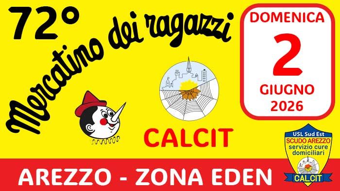 Domenica 2 giugno: Torna il Mercatino dei Ragazzi! Ad Arezzo la 72ª Edizione